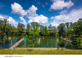 postkarte sankt gallen mannenweier