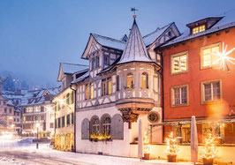 minikarte weihnachten st. gallen