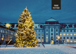 postkarte frohe festtage