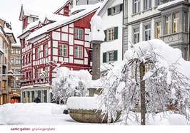 postkarte sankt gallen · grüningerplatz