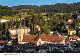 postkarte sankt gallen kathedrale