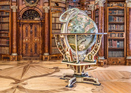 Postkarte St. Gallen Stiftsbibliothek