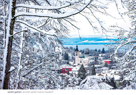 postkarte sankt gallen kirche sankt maria neudorf