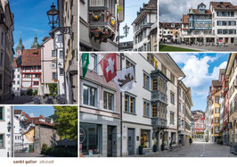 postkarte sankt gallen  altstadt