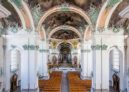 Postkarte Barock-Kathedrale St. Gallen
