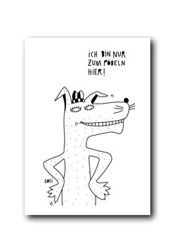 P-089 NUR ZUM PÖBELN HIER