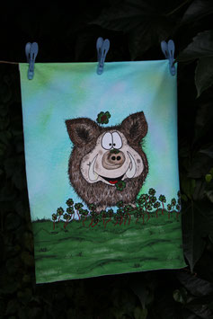 247 Stoff-Panel  "Wildschwein"