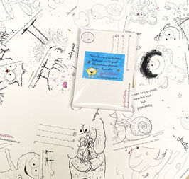 24 Postkarten zum Ausmalen