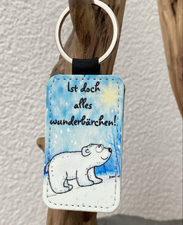 525 Schlüsselanhänger eckig - Wunderbärchen