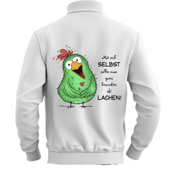 520  Bügelbild - Mit sich selbst sollt man ganz besonders oft lachen!