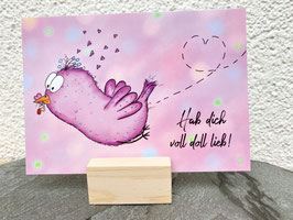 398 - Postkärtle Voll doll-Vögele