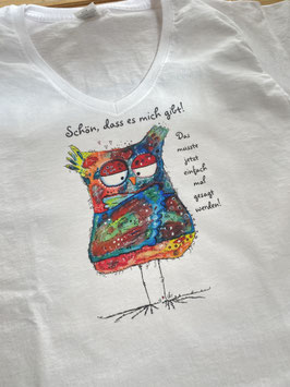 08  Bügelbild - Schön, dass es mich gibt! - schwarze Schrift