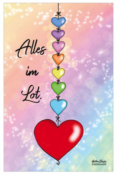 379 A Alles-im-Lot-Poster  ca. 43 x 28 cm