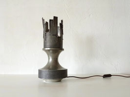 Italian Brutalist table lamp, 60s