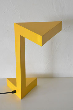 Handmade desk lamp, Memphis style 80s