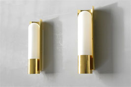 Pair of wall lamps, Glashütte Limburg 70s