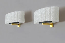 Pair of Maison Arlus wall lights, 60s