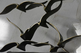 Vogelsculptuur in brons