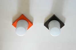 Set of 60s flush mount ceiling lamps