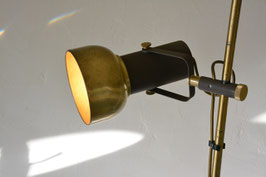 Vintage vloerlamp bruine spot