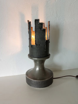 Italian Brutalist table lamp, 60s