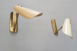 Pair of Italian wall sconces, 50s