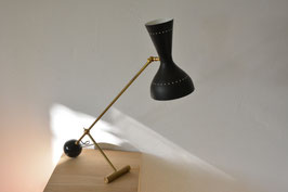 Italian counterbalance desk lamp, Stilnovo style 50s