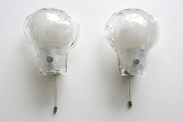 Set of 2 wall sconces, Kalmar Franken, 60s
