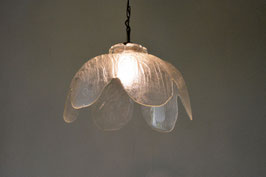 Hanging lamp ice glass, 50s