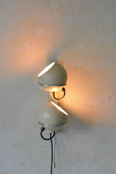 Wandlamp 2 bollen, waarschijnlijk Gepo 60s