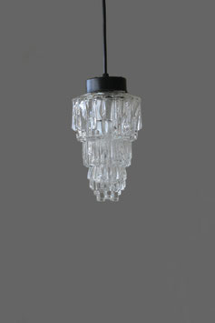 Glashütte Limburg, hanging lamp, 60s