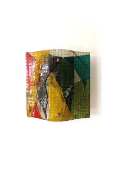 Brutalist wall sconce, Van Tetterode, 50s.