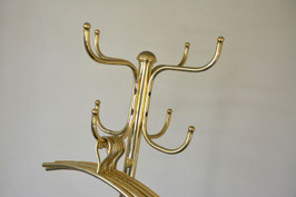 Messing kapstok met kleerhangers