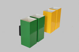 Pair of 60s minimalistic wall lights.