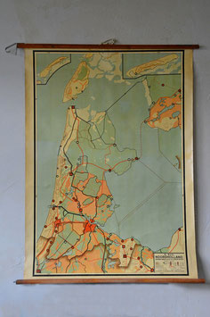 Oude schoolkaart 1931, Noord Holland
