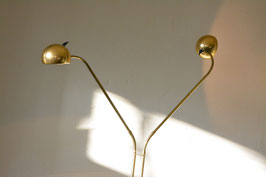 Gouden vloerlamp