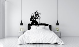 ADHESIF BANKSY FLOWER PHOTOGRAPH