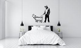 ADHESIF BANKSY DOG BARK