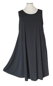 UniColor Kleid in A-Linie Schwarz