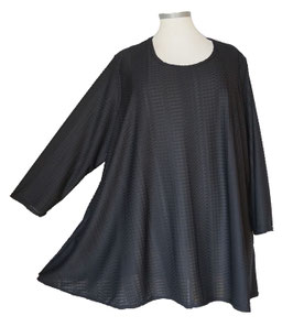 3D-Black-NewDesign Longshirt Shirt Pulli in Zauber-A-Linie (06045)