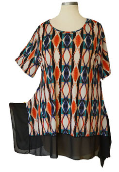 UniMultiColormix Zipfelshirt Longshirt NewStyle 2 (00478)
