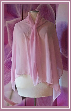 Chiffon Tuchschal Rosa (04971)