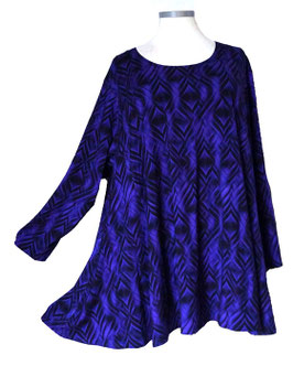 SunShine LA Shirt Schwarz-Violet (06923)