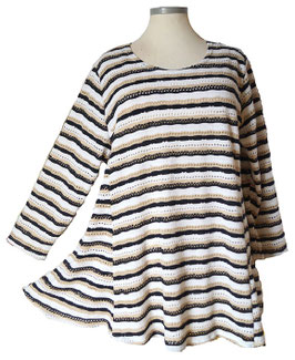 SunShine Pullover in 6-Bahnen A-Linie ThreeColor (08078)