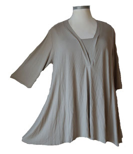 SunShine Shirt DuoLook Grau (00464)