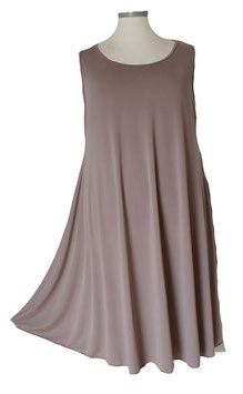 UniColor Kleid in A-Linie Braun (05472)