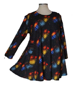 Shirtpulli in Zauber-A-Linie Schwarz MultiColor (080301)