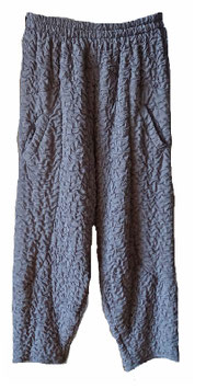 Fluffige Doppellagen-Hose Grau Größe 48-60+ (08896)