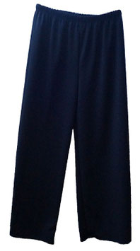 Elegante Marlenehose UniColor GEO-Black (07873)