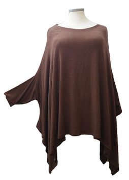 Weich & Chic Zipfelpulli Pullover Braun (07844)